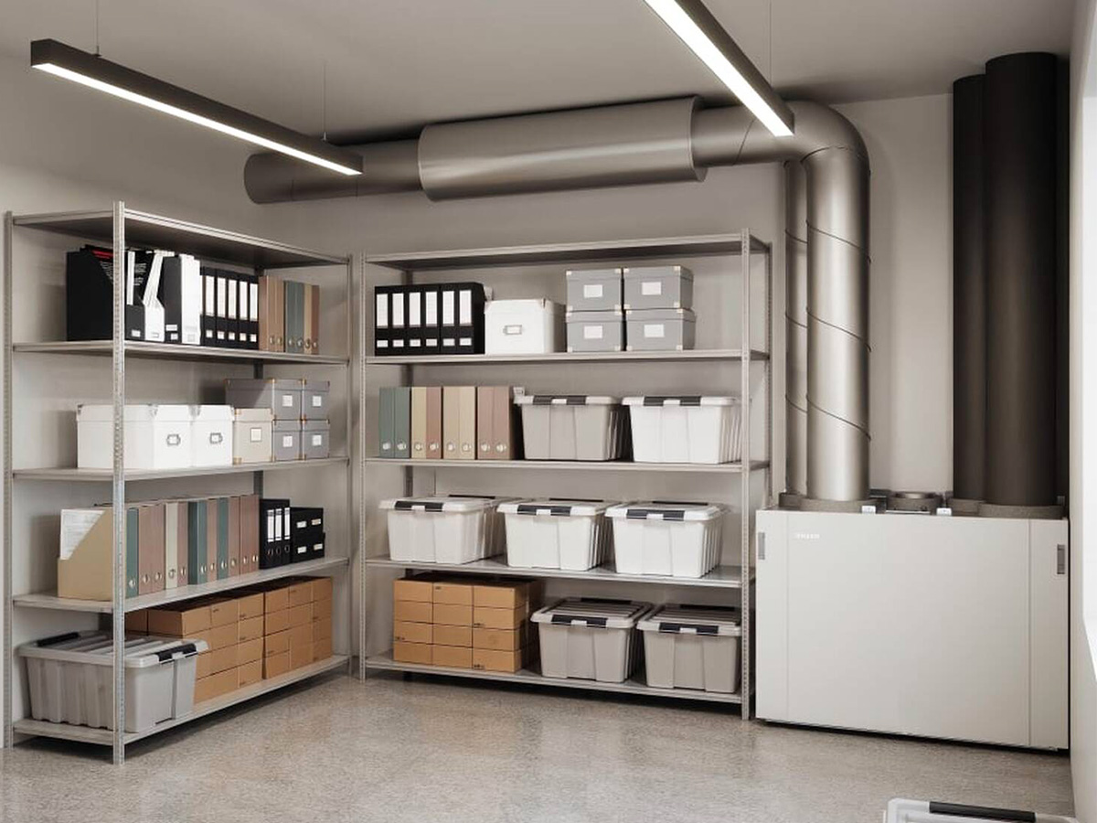 Rekuperační jednotka v technické místnosti – moderní systém pro úsporu energie a efektivní větrání domácnosti
